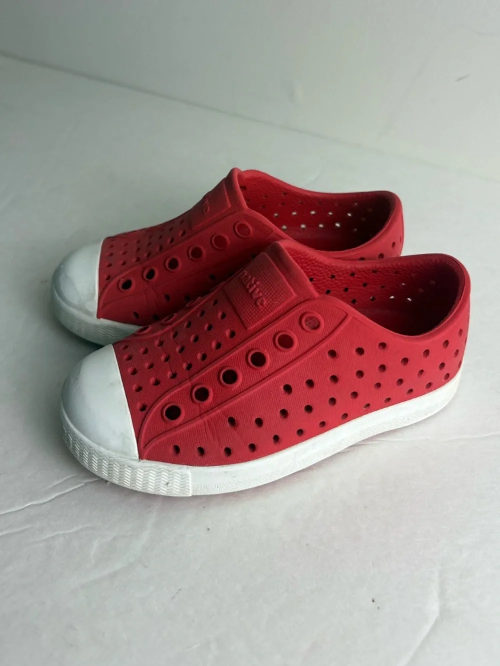 Native Red Slip-On Sneakers